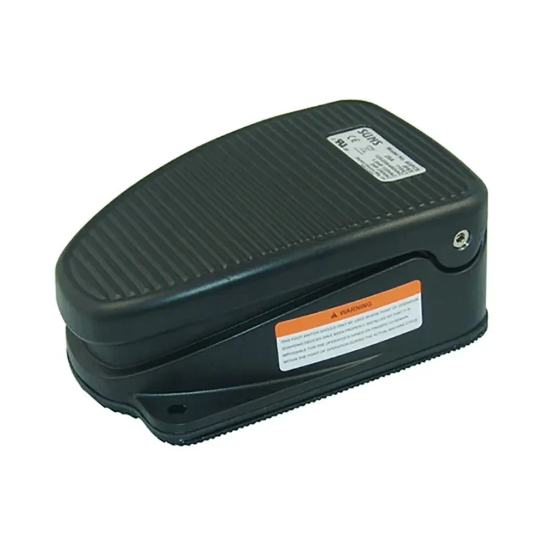 RS PRO Medium Duty Latching Foot Switch SPCO Die Cast Zinc 20A Contact Current 125-3708