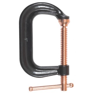 Bessey Steel G Clamp with 105 mm Jaw Opening and 85 mm Jaw Depth, Black Finish CDF404C