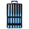 Gedore 6-Piece Parallel Pin Punch Set, 10mm Shank, Hot-Forged, Durable Metal Construction 316D