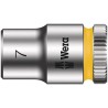 Wera Chrome Vanadium Steel 1/4 in Drive 7 mm 6 Point Hex Socket, 23mm Overall Length 05003506001