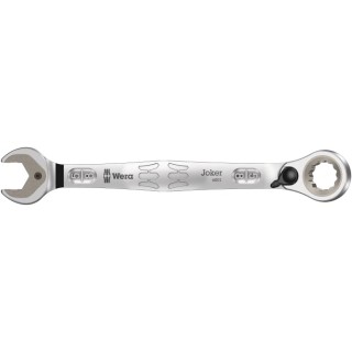 Wera Combination Ratchet Spanner Chrome Alloy Steel 213mm Offset Head 16 Point 05024015001