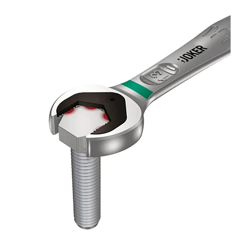 Wera Combination Ratchet Spanner Chrome Alloy Steel 213mm Offset Head 16 Point 05024015001