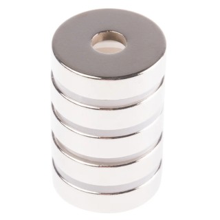 Eclipse Neodymium Ring Magnet Length 6 mm Width 20 mm Thickness 5 mm Grade 42 CE Certified N844N