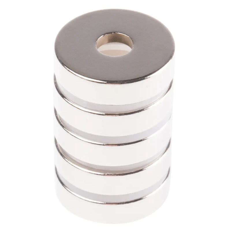 Eclipse Neodymium Ring Magnet Length 6 mm Width 20 mm Thickness 5 mm Grade 42 CE Certified N844N