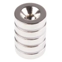 Eclipse Neodymium Ring Magnet Length 6 mm Width 20 mm Thickness 5 mm Grade 42 CE Certified N844N