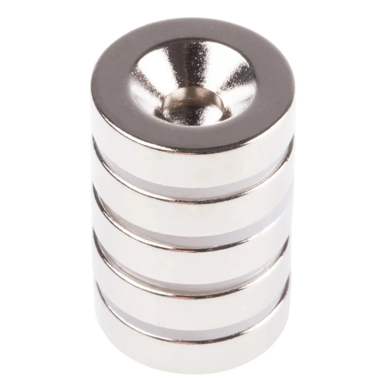 Eclipse Neodymium Ring Magnet Length 6 mm Width 20 mm Thickness 5 mm Grade 42 CE Certified N844N