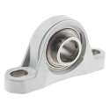 SKF Stainless Steel Pillow Block Bearing with Set-Screw Locking 30 mm ID, 159 mm Length, 3800 rpm SYWK 30 YTH