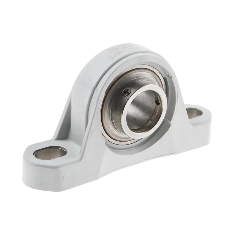 SKF Stainless Steel Pillow Block Bearing with Set-Screw Locking 30 mm ID, 159 mm Length, 3800 rpm SYWK 30 YTH