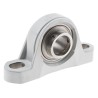 SKF Stainless Steel Pillow Block Bearing with Set-Screw Locking 30 mm ID, 159 mm Length, 3800 rpm SYWK 30 YTH