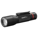 Coast Aluminium Body LED Torch Black 130 lm Flood and Spot Beam 79m, 101 mm HX5