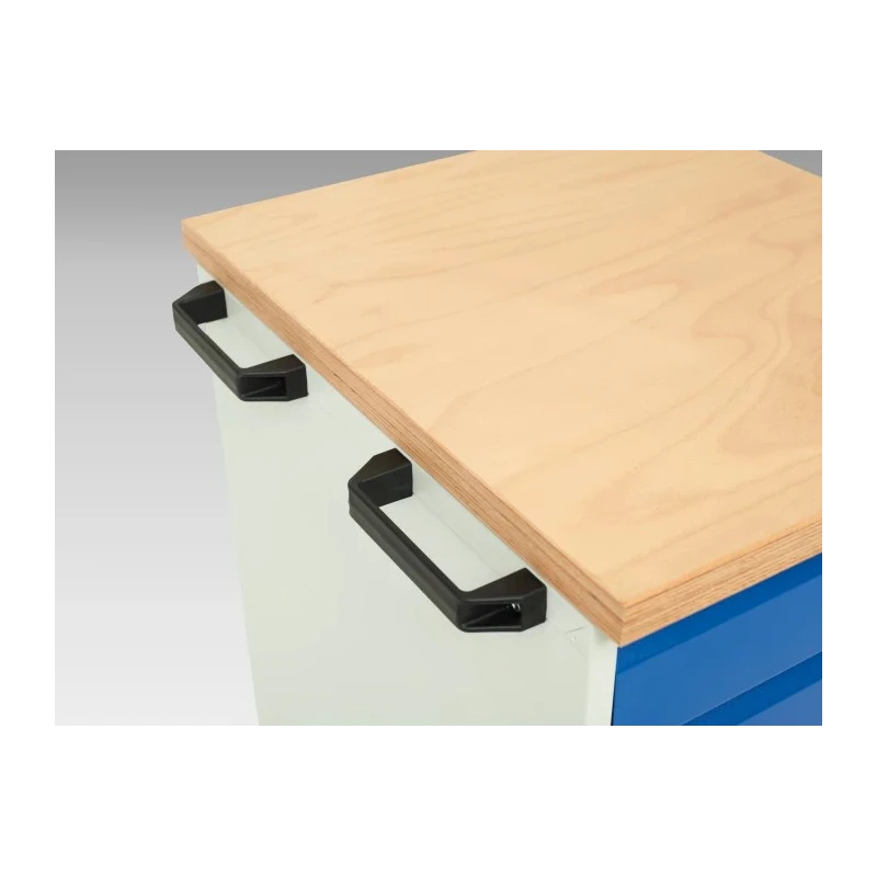 Bott 5 Drawer Wheeled Roller Cabinet Sheet Steel, Blue, 1050mm Length, 550mm Width, 980mm Height 16927121.11