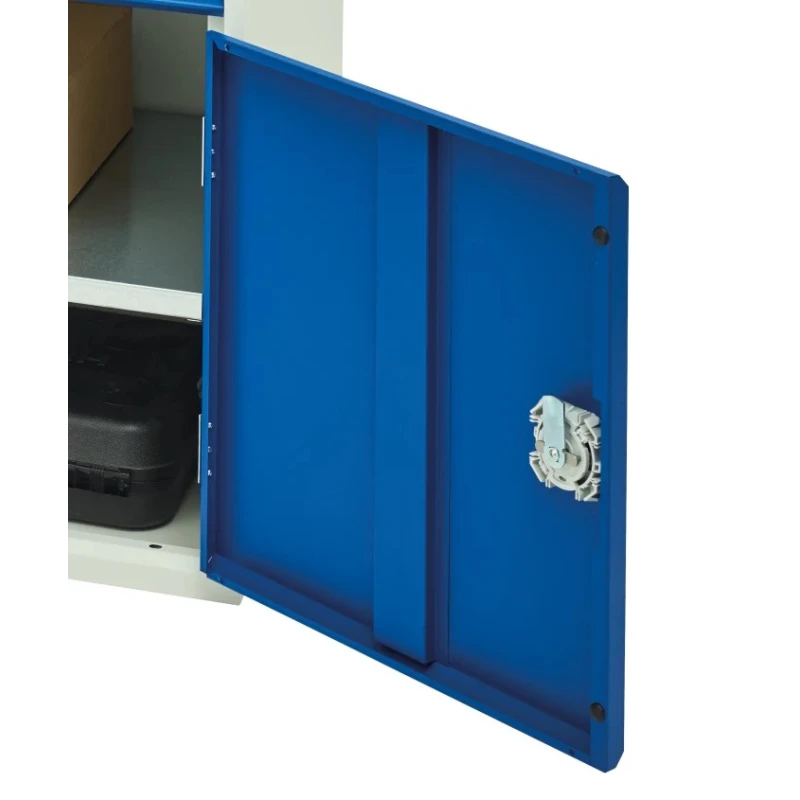 Bott 5 Drawer Wheeled Roller Cabinet Sheet Steel, Blue, 1050mm Length, 550mm Width, 980mm Height 16927121.11