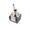 KNITTER-SWITCH Toggle Switch Panel Mount On-On DPDT 4A 30 V dc 250 V ac Chrome Plated Actuator MTE 206 N
