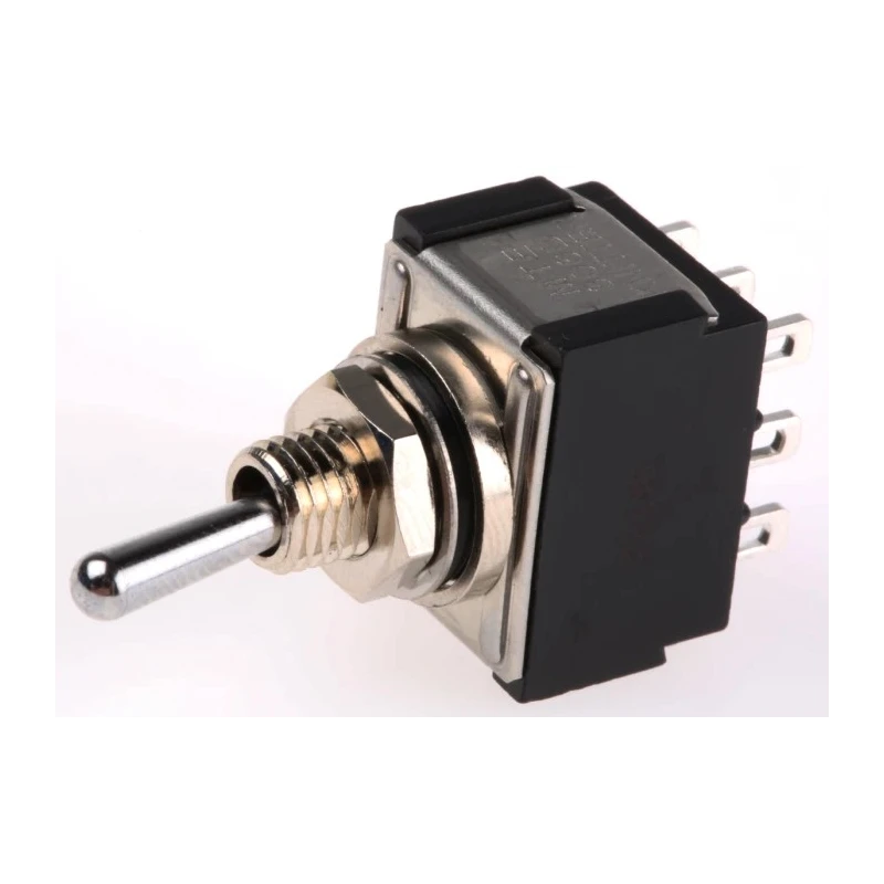 KNITTER-SWITCH Toggle Switch Panel Mount On-On 3PDT Solder Terminal 30 V dc 250 V ac MTE 306 D
