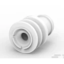 TE Connectivity Heavy Duty Sealed Connector Male Wire Seal Plug-In Silicone Housing 5.6x5.6x7.9mm 828905-1