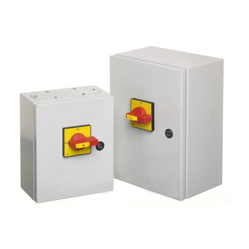 RS PRO 6-Pole Panel Mount Isolator Switch, IP65, 125A, 90 kW, 3-Phase, Red Handle, Screw Terminal, Model IP65