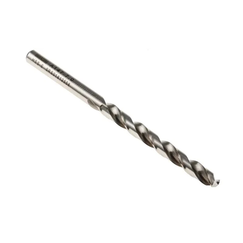 Dormer Cobalt Steel 15mm Drill Bit, 109mm Overall Length, 7mm Shank, Helical Flute, Bright Uncoated A1477.0