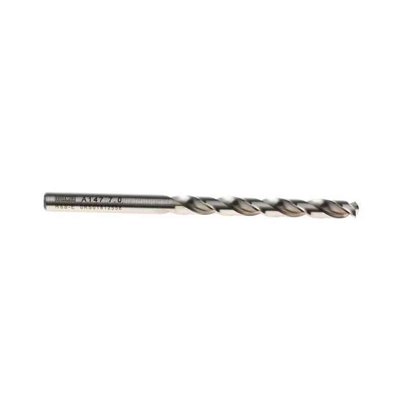 Dormer Cobalt Steel 15mm Drill Bit, 109mm Overall Length, 7mm Shank, Helical Flute, Bright Uncoated A1477.0