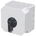 RS PRO 2-Pole Panel Mount Isolator Switch, IP65 Rated, 63A, 37 kW Power, Black Handle IP65