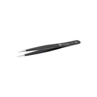 ideal-tek 120mm Stainless Steel Fine ESD Safe Tweezer 1.SA.NE.6