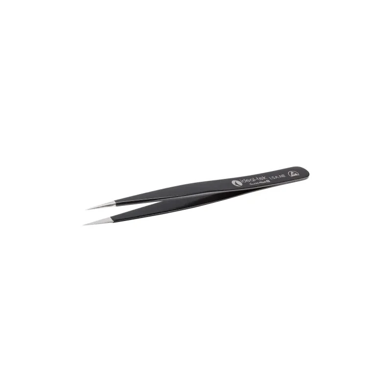 ideal-tek 120mm Stainless Steel Fine ESD Safe Tweezer 1.SA.NE.6