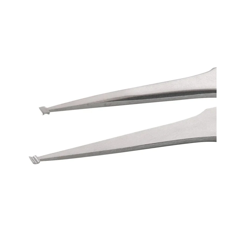 ideal-tek 120mm Stainless Steel Flat Tweezer SM110.SA.1