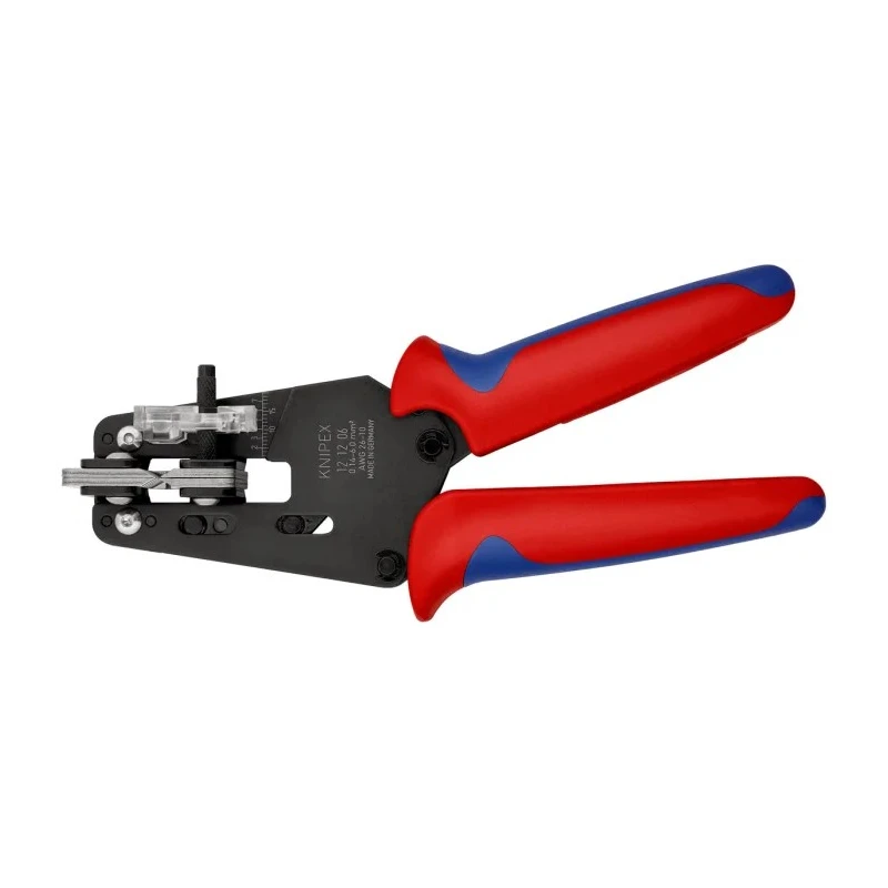 Knipex Precision Insulation Stripper Multi-Core Insulated 0.14–6.0 mm², Steel Polyamide, 195mm 12 12 06