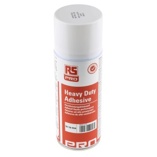 RS PRO Heavy Duty Spray Adhesive Brown 400 ml, Maximum Operating Temperature 40°C 136-8536
