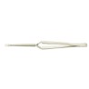 RS PRO 160mm Carbon Steel Serrated Flat Tweezer 136-9819