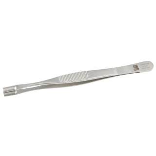 RS PRO 145mm Stainless Steel Cylindrical Grooved Tweezer 136-9798