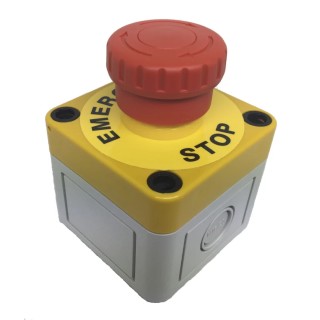 APEM Twist Release Emergency Stop Push Button Panel Mount, 22 mm Cutout, 2 NC Contacts, IP20/IP65 Rated A02ES-H