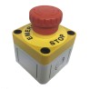 APEM Twist Release Emergency Stop Push Button Panel Mount, 22 mm Cutout, 2 NC Contacts, IP20/IP65 Rated A02ES-H