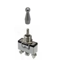APEM Panel Mount Toggle Switch On-Off-On SPDT Screw Terminal 10A 250V AC 637H/X2330