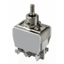 APEM Industrial Toggle Switch, Panel Mount, On-Off-On Operation, DPDT, Screw Terminal, 250 V AC 647H/X2330