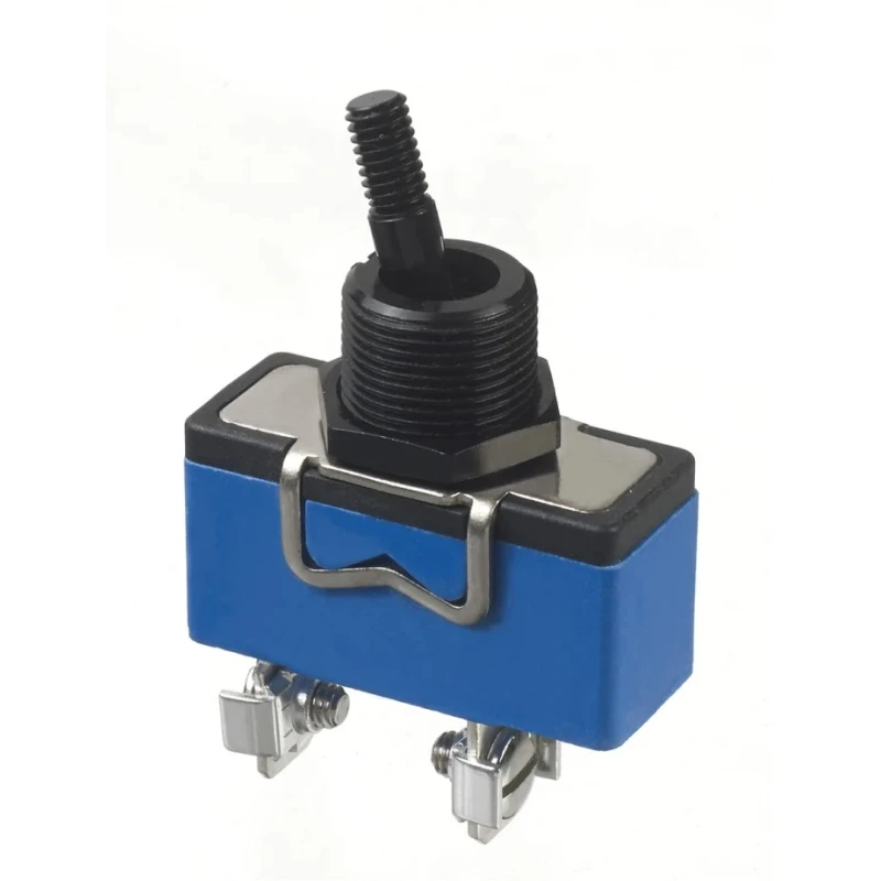 APEM Panel Mount Latching SPDT Toggle Switch, Screw Terminal, 12 V dc, 250 V ac 631H/GX2330