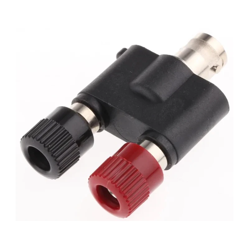 Telegartner Black and Red Female Binding Post with Gold Plated Beryllium Copper Alloy Contacts and Brass Nickel Plated