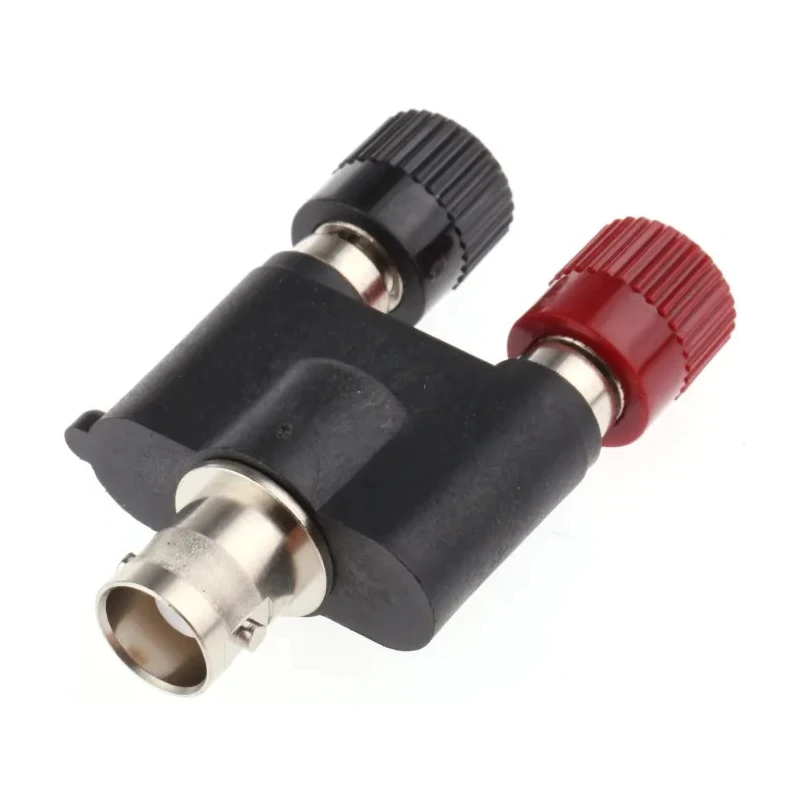 Telegartner Black and Red Female Binding Post with Gold Plated Beryllium Copper Alloy Contacts and Brass Nickel Plated