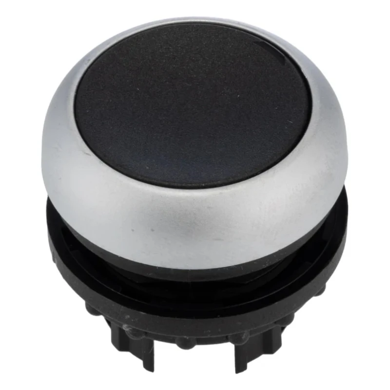 Eaton RMQ Titan M22 Series Black Maintained Push Button Head 22 mm Cutout Diameter IP67 216613 M22-DR-S