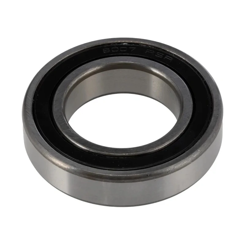 FAG Single Row Deep Groove Ball Bearing 35 mm ID, 62 mm OD, 14 mm Width, Steel Cage and Ball, Sealed 6007-2RSR