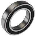 FAG 1 Row Deep Groove Ball Bearing, Sealed, Steel Cage, 50 mm ID, 80 mm OD, 16 mm Width, 6010-2RSR