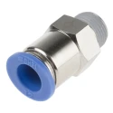 RS PRO Pneumatic Non Return Valve 990 kPa Maximum Operating Pressure Threaded Inlet Male Port 144-2700
