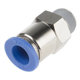 RS PRO Pneumatic Non Return Valve 990 kPa Maximum Operating Pressure Threaded Inlet Male Port 144-2700