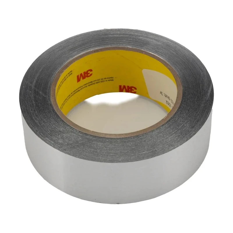 3M Conductive Metallic Tape, Aluminium Foil Backing, 38mm x 55m, Acrylic Adhesive, Heat Resistant up to 149°C 425 38MMX55M
