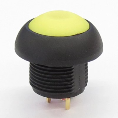 RS PRO Push Button Switch Momentary Panel Mount Yellow LED IP67 50 V dc 144-4359