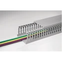 HellermannTyton Cable Trunking Open Slot Grey Polycarbonate ABS W80mm x D80mm x L2m HTWD-HF W80mm