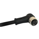 Bulgin Female 4 Way Right Angle to Male/Female Unterminated Sensor Actuator Cable 1 m PXPPVC08RAF04ACL010PVC