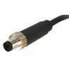 Bulgin Male 3 Way Straight to Unterminated Sensor Actuator Cable 1 m PXPPVC08FIM03ACL010PVC