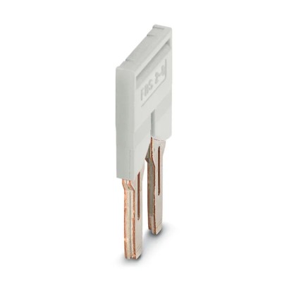 Phoenix Contact Plug-In Bridge Copper Material Grey Colour Series FBS2-8 GY, Pitch 8.2 mm, Width 14.7 mm, 2 Positions FBS2-8