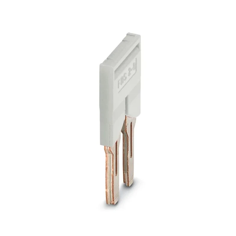 Phoenix Contact Plug-In Bridge Copper Material Grey Colour Series FBS2-8 GY, Pitch 8.2 mm, Width 14.7 mm, 2 Positions FBS2-8