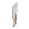 Phoenix Contact Plug-In Bridge Copper Material Grey Colour Series FBS2-8 GY, Pitch 8.2 mm, Width 14.7 mm, 2 Positions FBS2-8